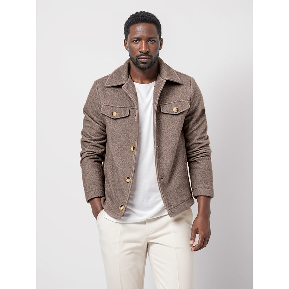 Herren Übergangsjacke im modernen Denim-Stil