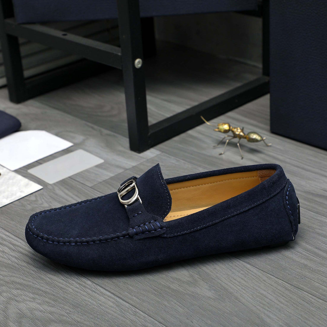 Herren Mokassin mit eleganter Schnallen-Applikation