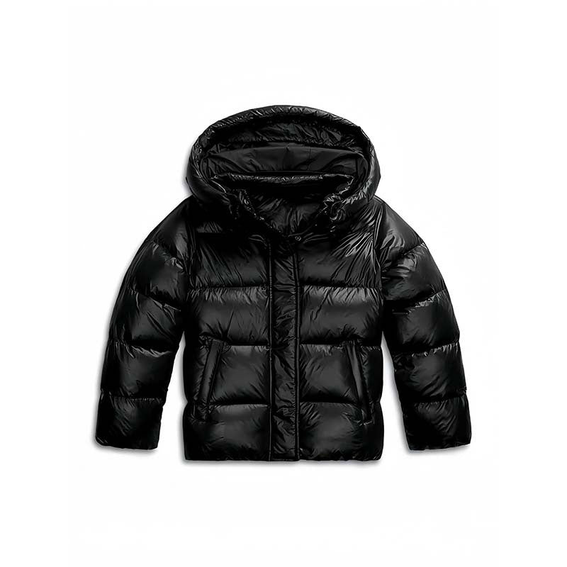 Damen Gesteppte Steppjacke mit Kapuze, Boxy-Schnitt und wasserabweisender Hülle Shop Nory