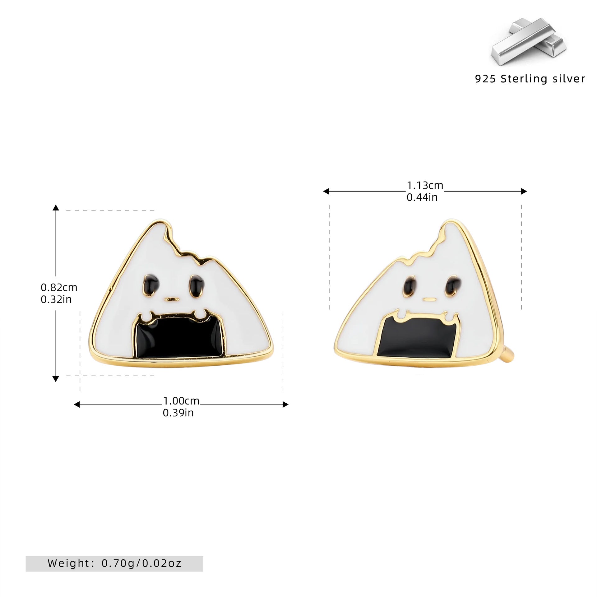 Damen Anhänger aus 925 Sterling Silber mit kreativer Geistermotivik Shop Nory