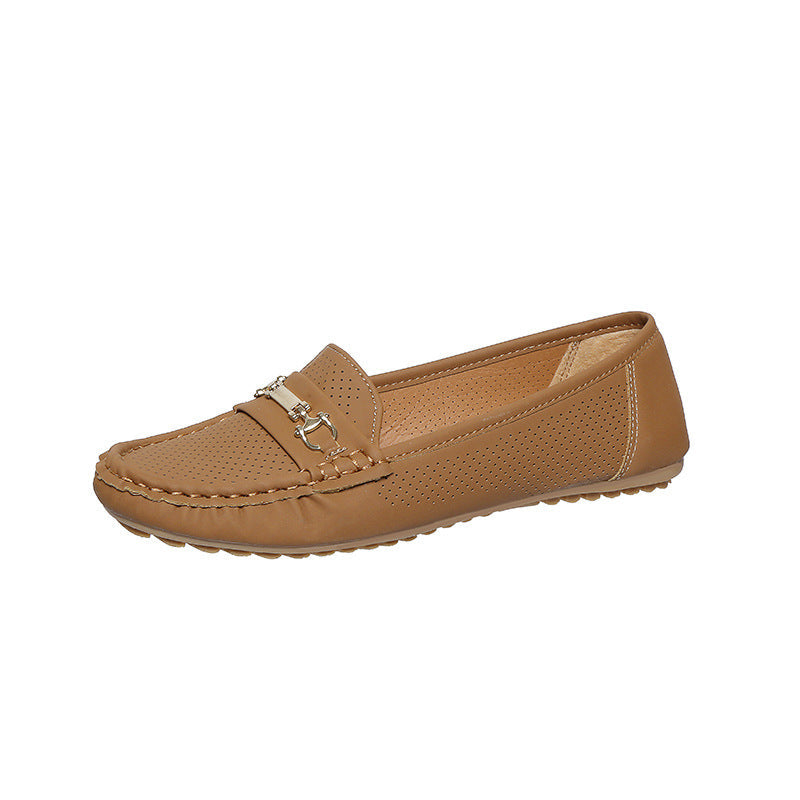 Damen Mokassins mit eleganter Verzierung und atmungsaktivem Obermaterial