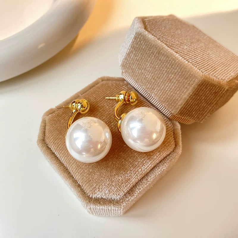 Damen Ohrstecker mit elegantem Perlenanhänger und luxuriösen Akzenten Shop Nory