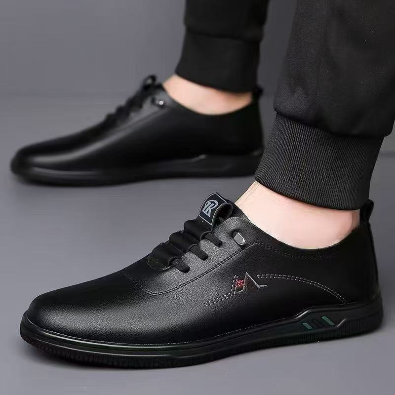 Herren Eleganter leichter Schnür-Casualschuh mit Lederoptik Shop Nory