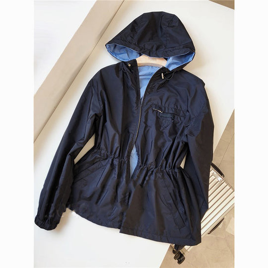 Damen Modische Übergangsjacke mit verstellbarem Bund Shop Nory