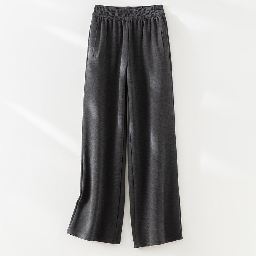 Damen Weite Komforthose mit hohem elastischem Bund und seitlichen Eingrifftaschen Shop Nory