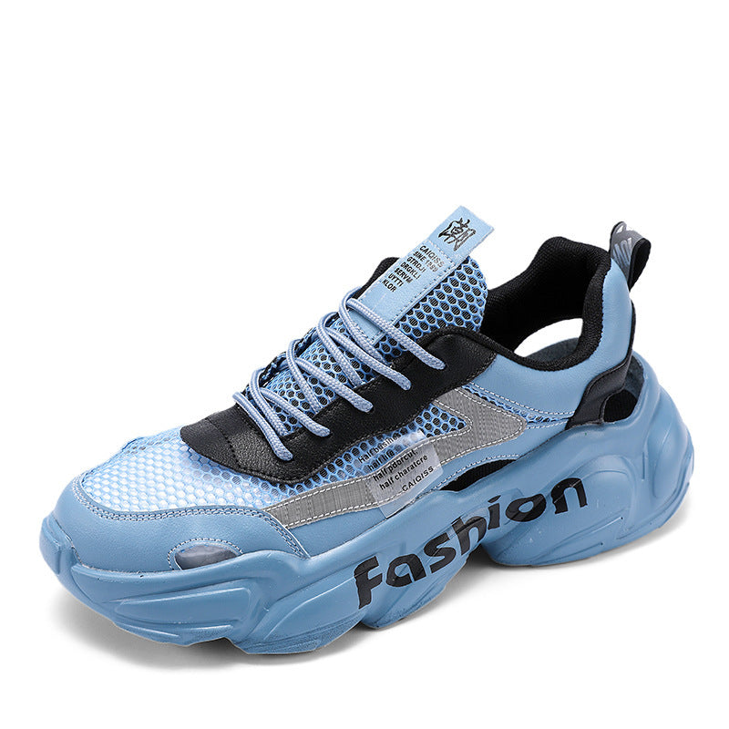 Unisex Voluminöse Chunky-Sneaker mit atmungsaktivem Mesh und profilierter Plateausohle Shopy Nory