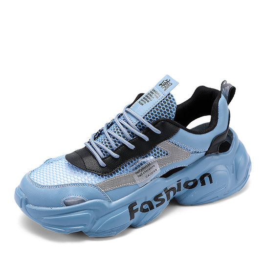 Unisex Voluminöse Chunky-Sneaker mit atmungsaktivem Mesh und profilierter Plateausohle Shopy Nory