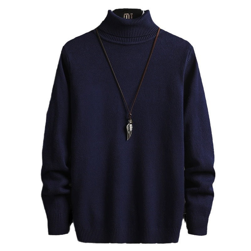 Herren bequemer Rollkragenpullover
