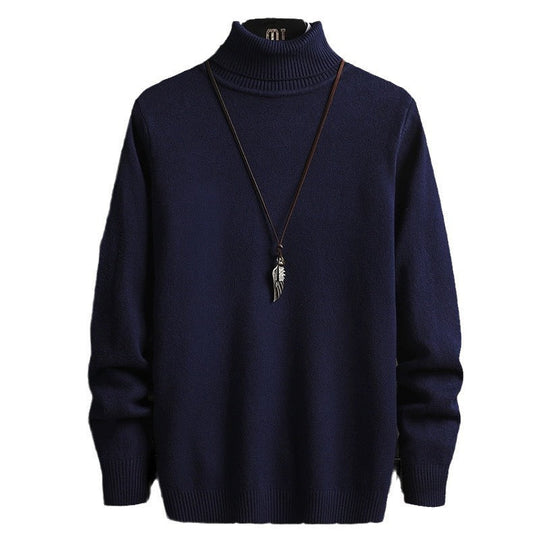 Herren bequemer Rollkragenpullover