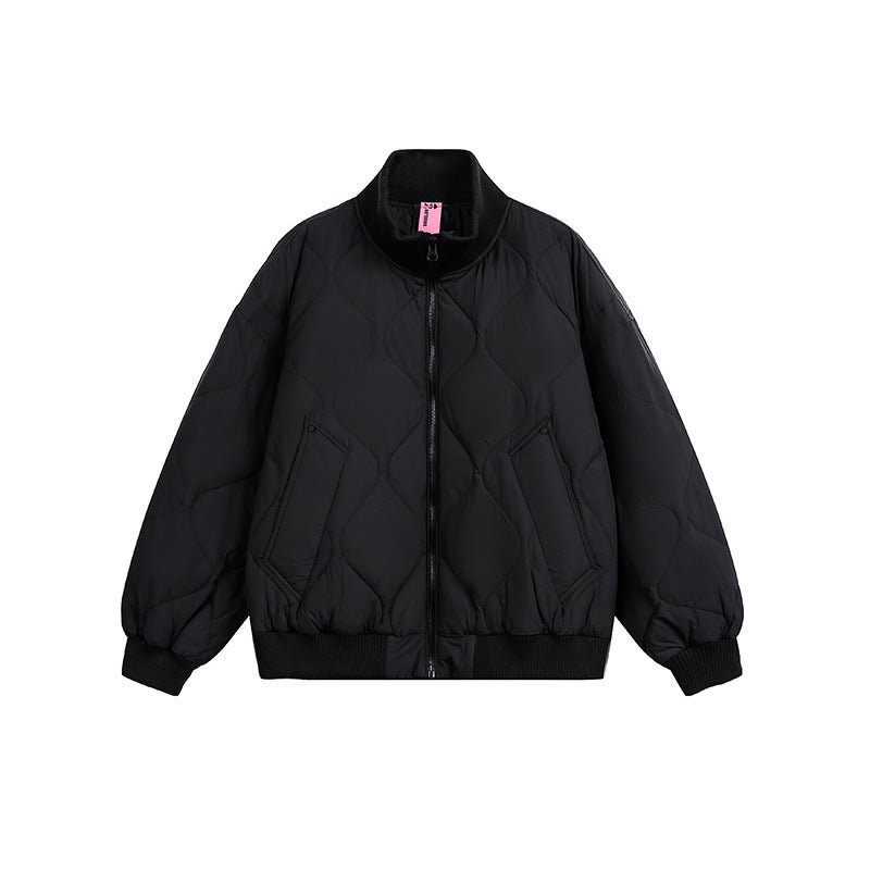 Damen Gesteppte Kurzblousonjacke mit Stehkragen und elastischem Saum Shop Nory