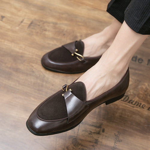 Herren Elegante Mokassins mit modischem Schnallen-Design