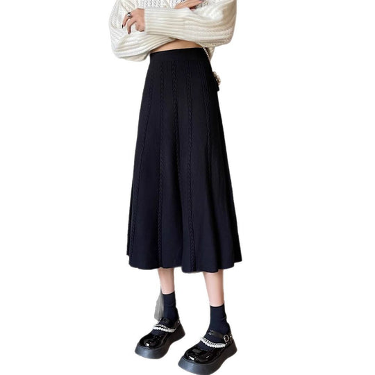 Damen Eleganter Plisseerock mit hohem Taillenschnitt Shop Nory