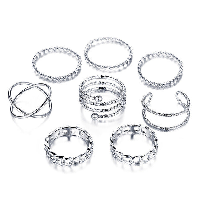 Damen Ring-Set mit eleganten und variierenden Designs Shop Nory