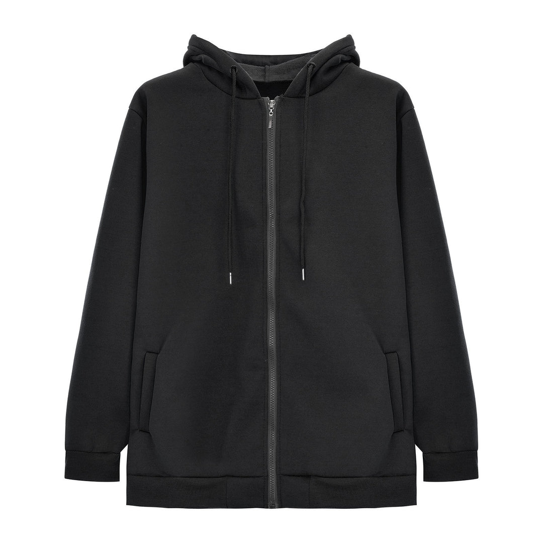 Damen nan lässige Zip-Hoodie-Jacke im Boxy-Cut mit überschnittener Schulter, verdecktem Tunnelzug und großen Kängurutaschen Shop Nory