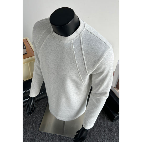Herren Feinstrick-Sweatshirt mit Raglanärmeln und strukturierter Schulterpasse Shop Nory