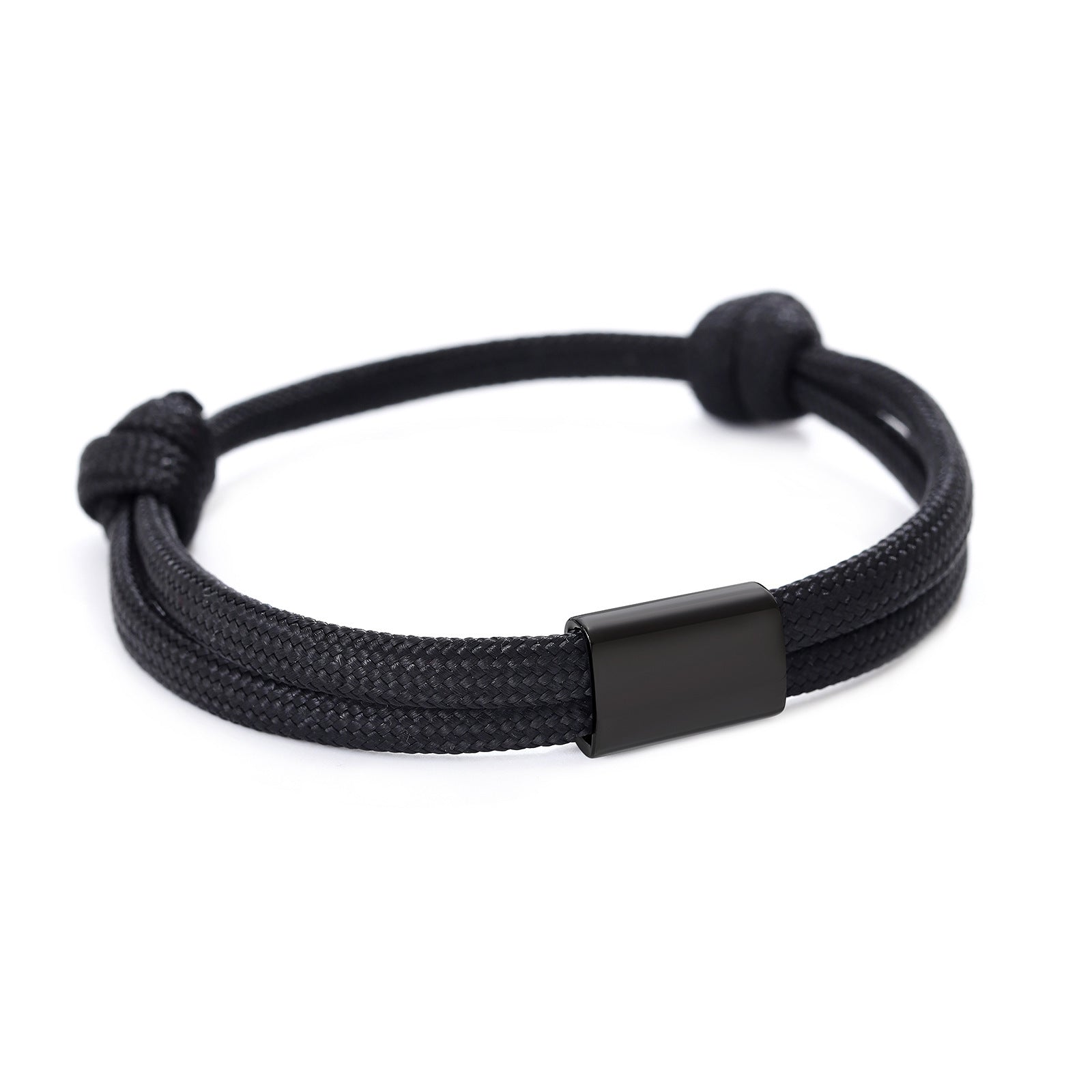 Damen geflochtenes Armband aus robustem Material mit goldener Akzentverschlus Shop Nory