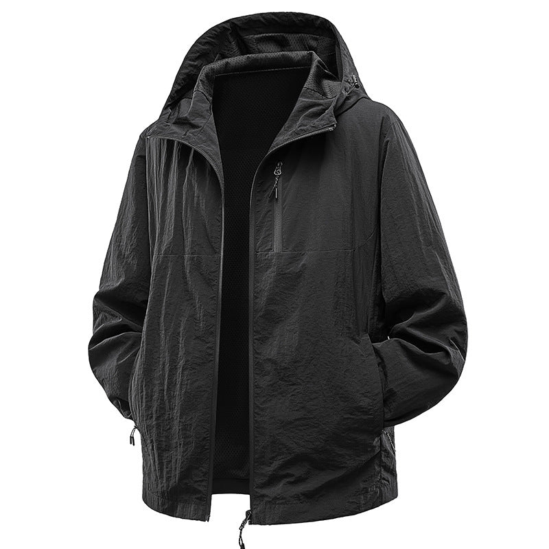 Herren Leichte und atmungsaktive Regenjacke Shop Nory