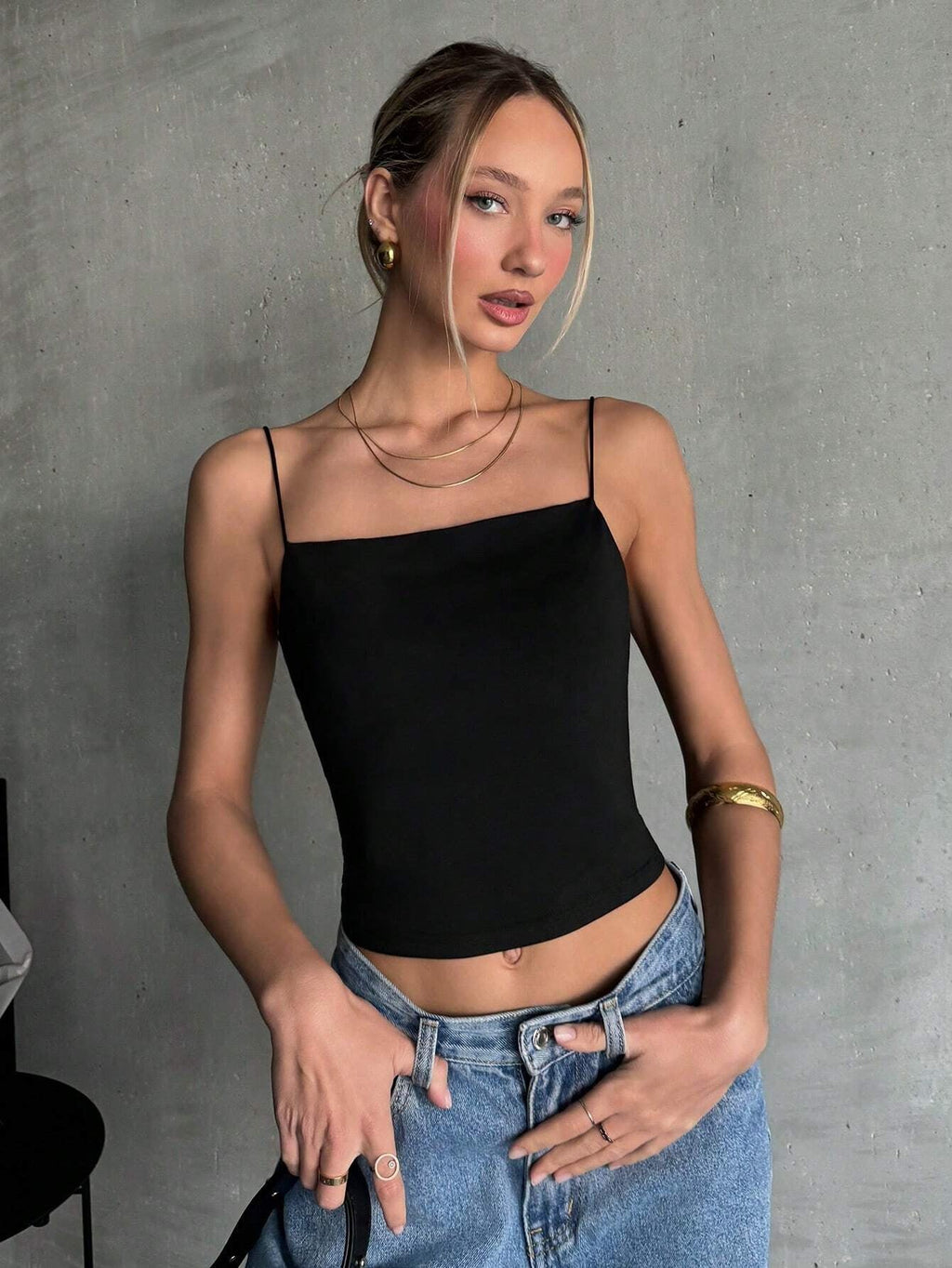 Damen ärmelloses Crop-Top