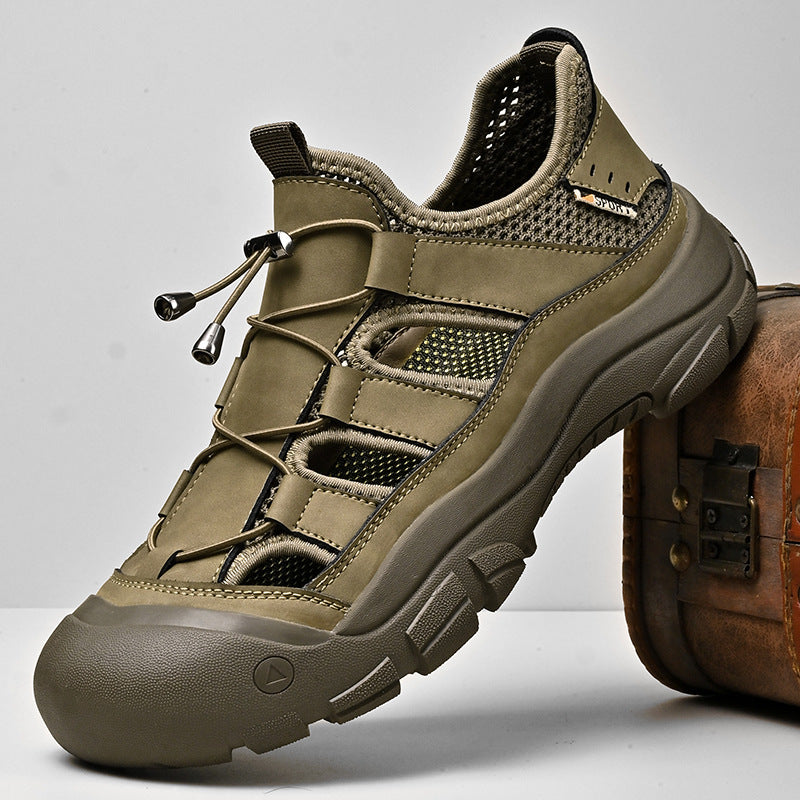 Herren Sportliche Wasserschuhe mit rutschfester Sohle und atmungsaktivem Obermaterial