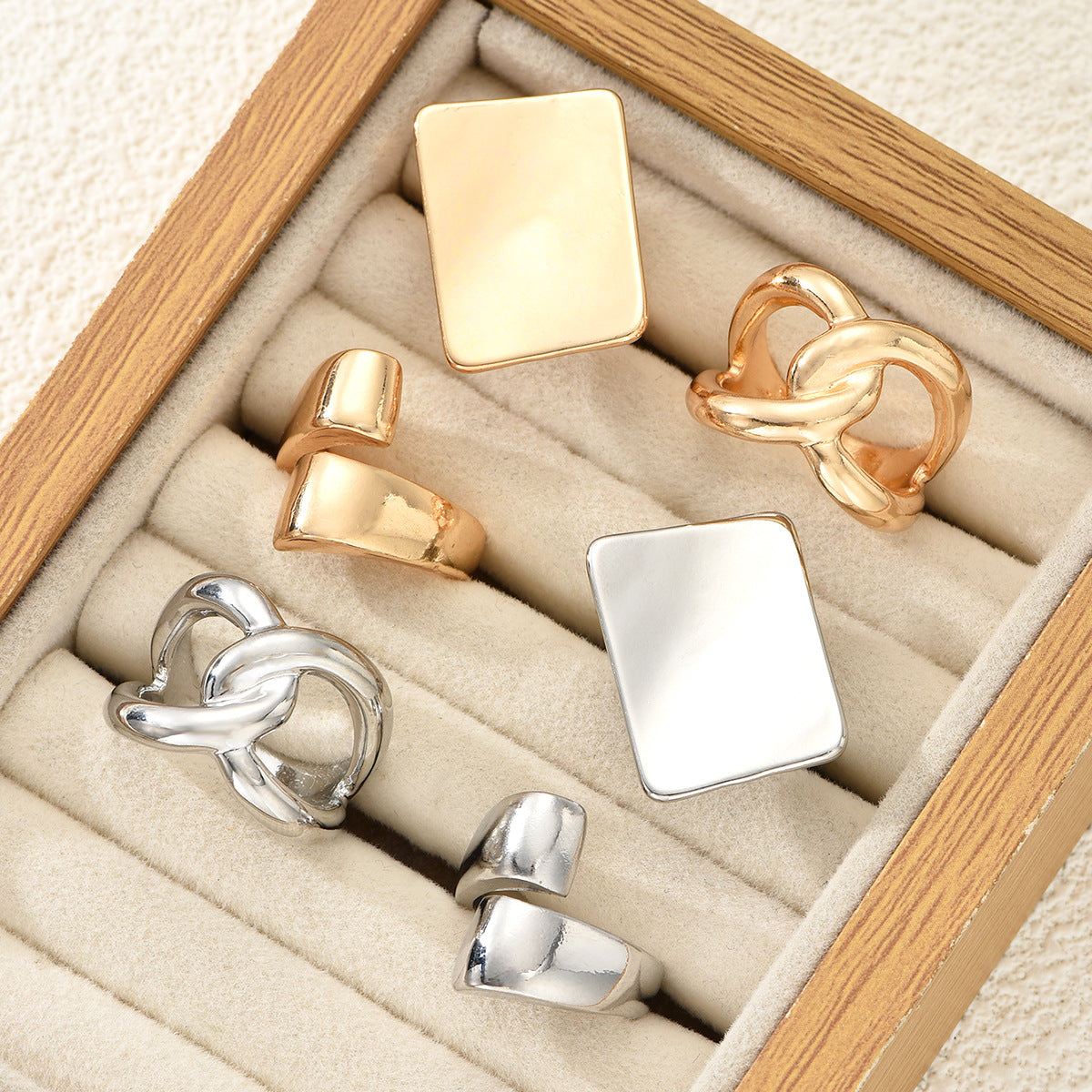 Damen modische Ringe Set Shop Nory