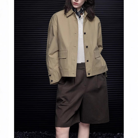 Damen Modische Übergangsjacke mit bequemen Schnitt Shop Nory