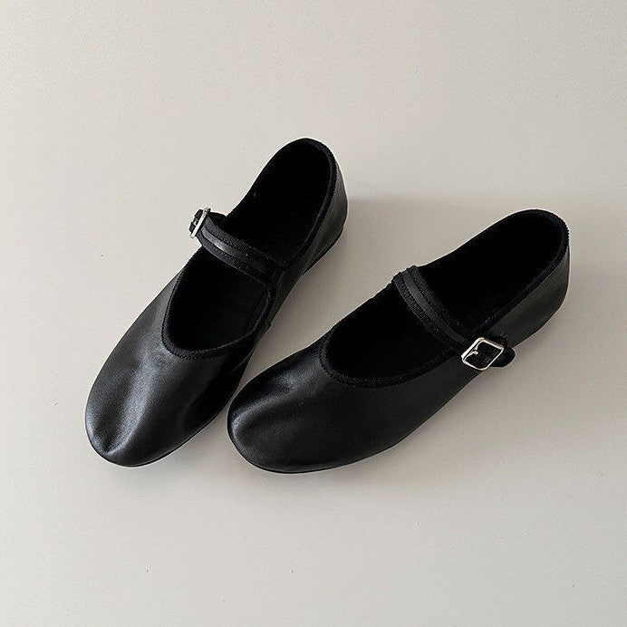 Damen Ballerinas mit verstellbarem Riemchen