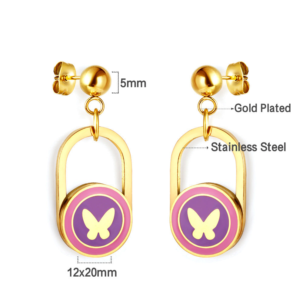 Damen Armkettchen mit bunten Anhängern aus hochwertigem Edelstahl Shop Nory