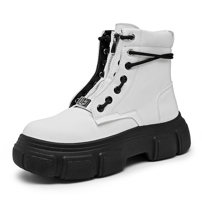 Damen robuste Combat Boots mit rutschfester Sohle und innovativem Schnürsystem