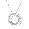 Damen Halskette mit ineinandergreifenden Ringen Shop Nory
