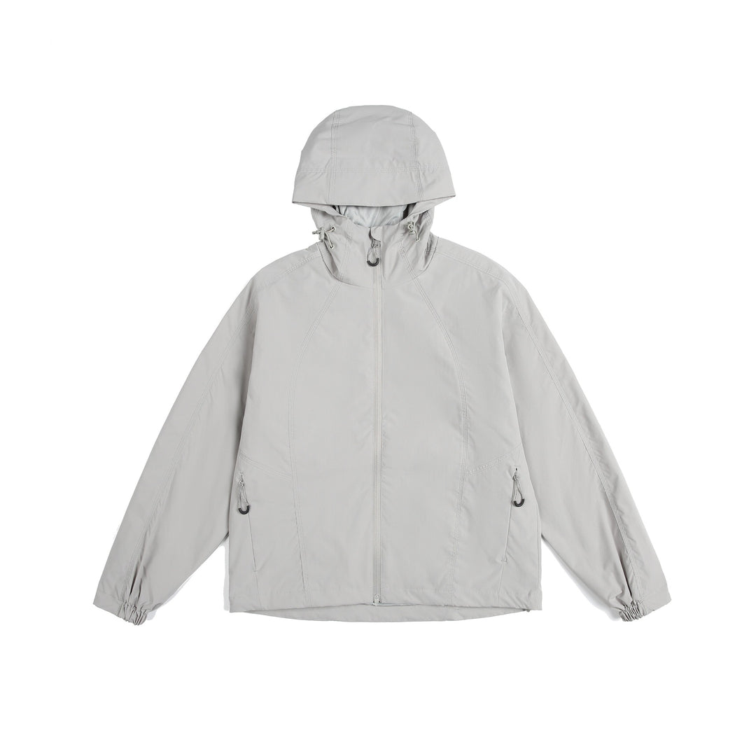 Damen leichte Windjacke mit Kapuze, verstellbarem Saum und wasserabweisender Funktion Shop Nory