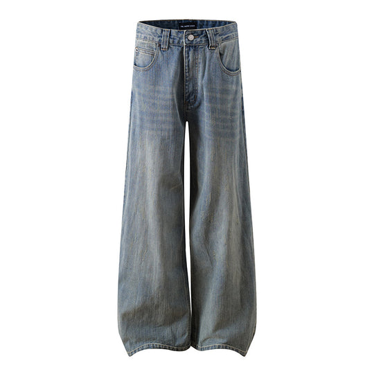 Damen Extraweite High‑Waist Palazzo-Jeans mit weitem Bein Shop Nory