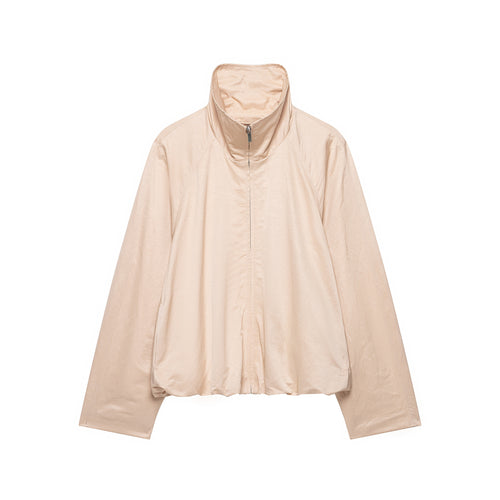 Damen Oversize-Übergangsjacke mit hohem Stehkragen und elastischem Saum Shop Nory