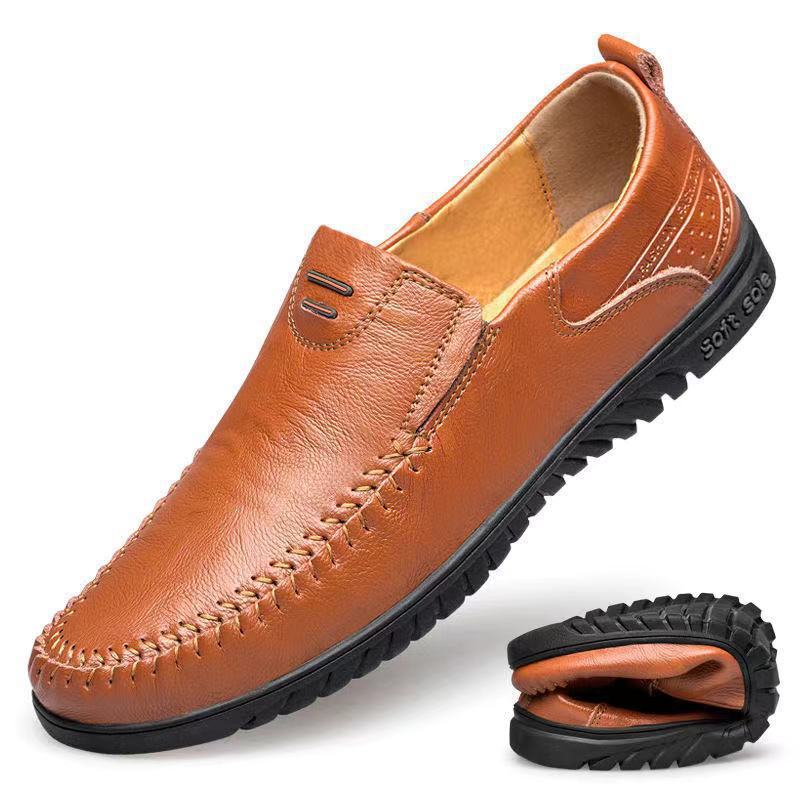 Herren Elegante und leichte Mokassins mit rutschfester Sohle Shopnory