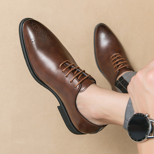 Herren Elegante Schnürschuhe aus hochwertigem Leder