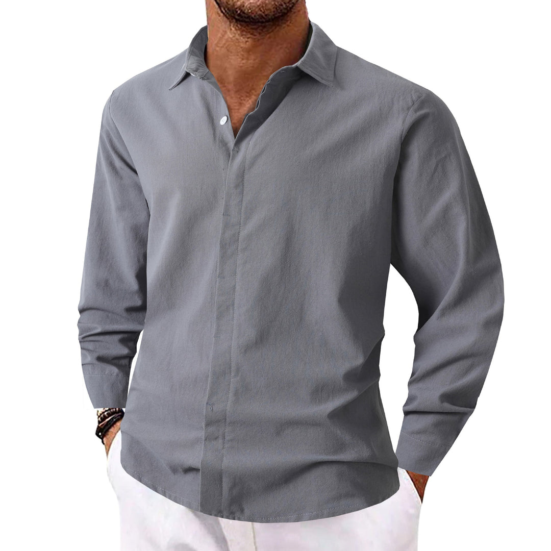 Herren Elegantes Casual-Hemd mit Slim-Fit Schnitt