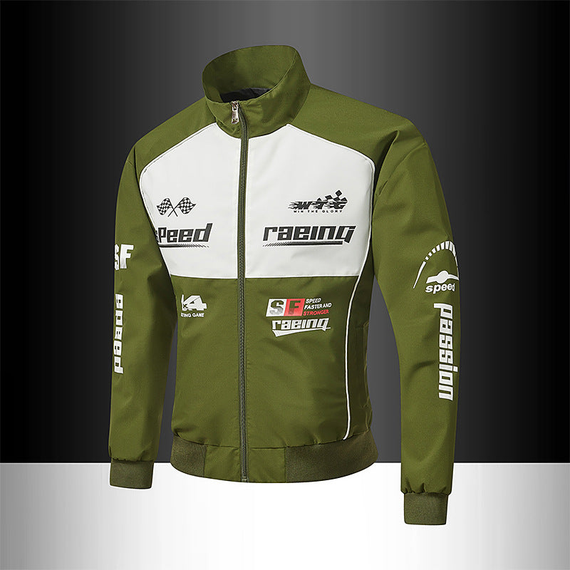 Herren Rennsport-Trackjacke im Retro-Motorsport-Stil Shop Nory