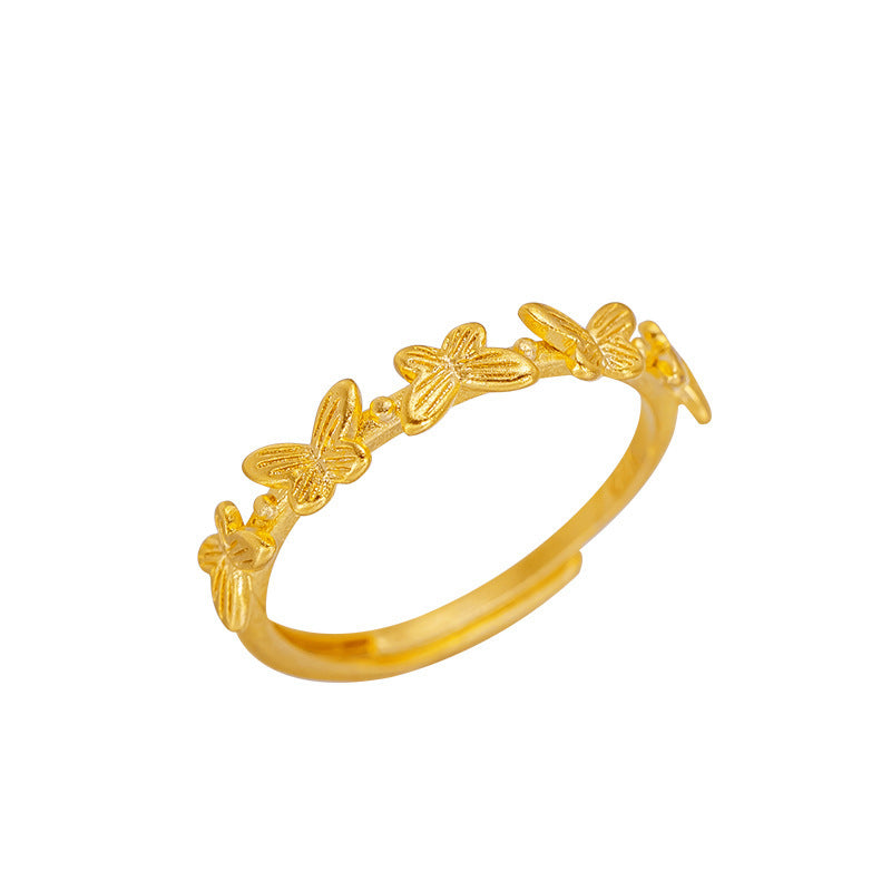 Damen Schmuckring mit filigranem Schmetterlingsdesign Shop Nory