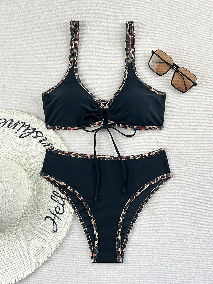 Damen Sportlicher Bikini-Set mit modischen Akzenten Shopnory