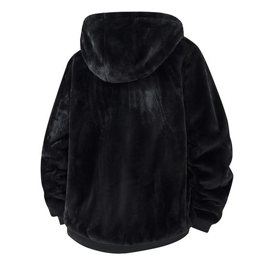 Herren Fleece Jacke mit Kapuze Shop Nory