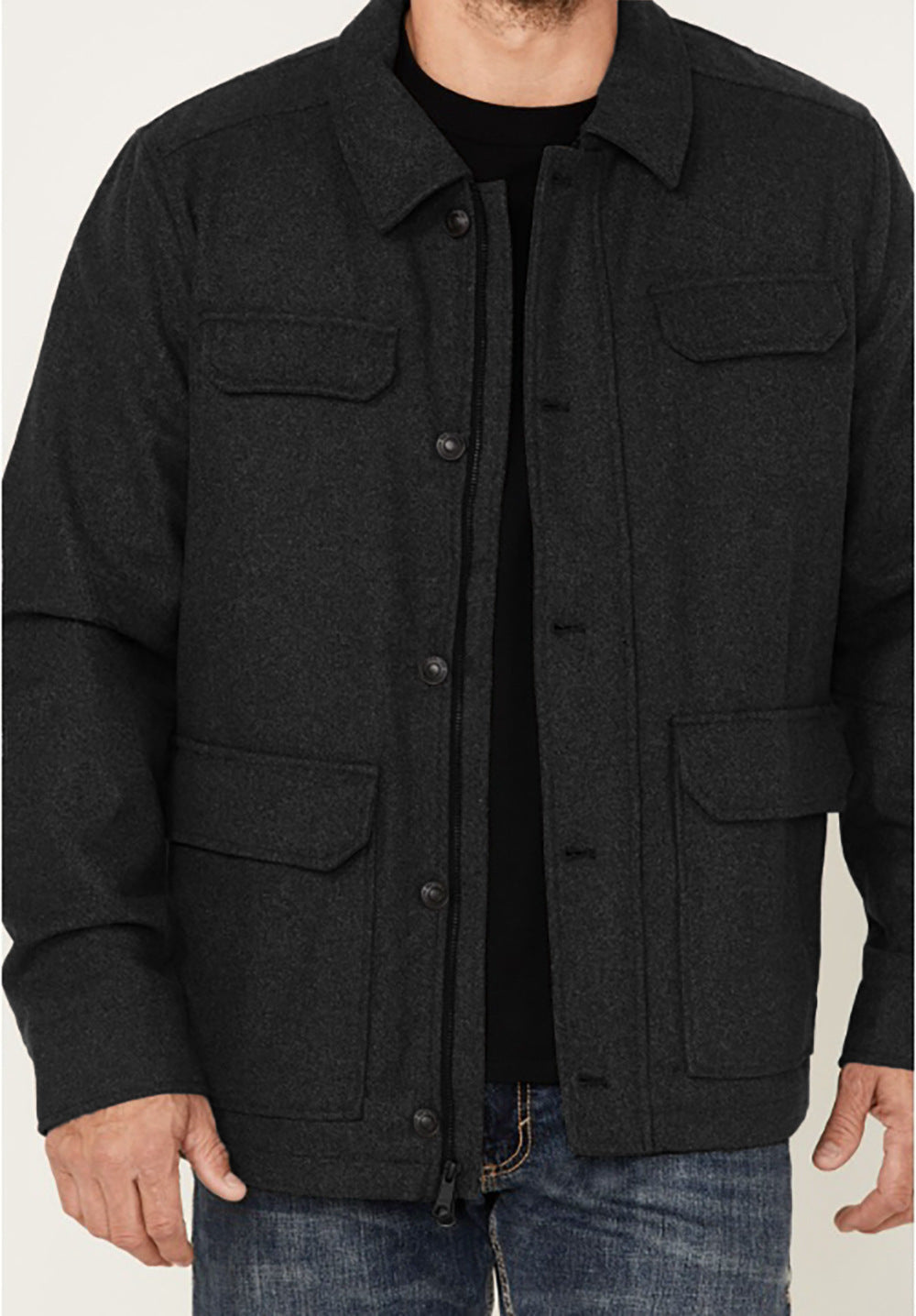 Herren lässige Flanelljacke