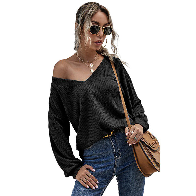 Damen Lässiges Oversized Langarmoberteil Shop Nory