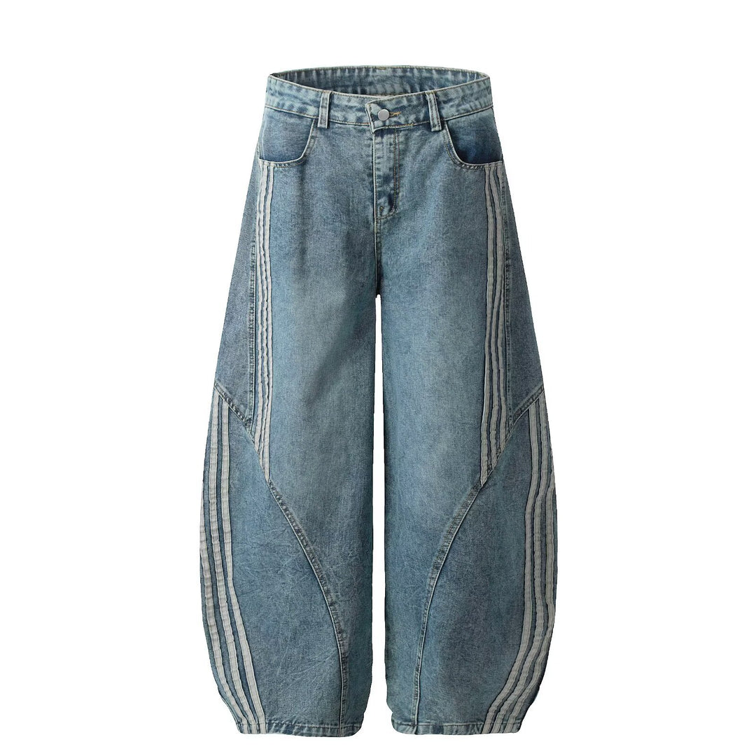 Damen Modische Weitbein-Jeans Shop Nory
