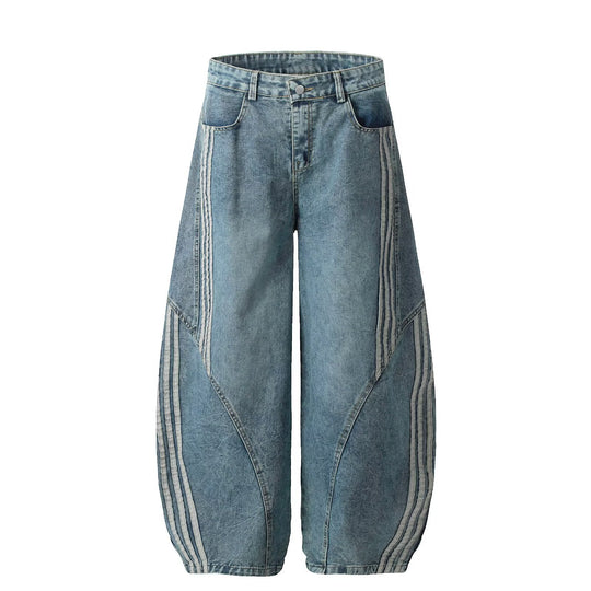 Damen Modische Weitbein-Jeans Shop Nory