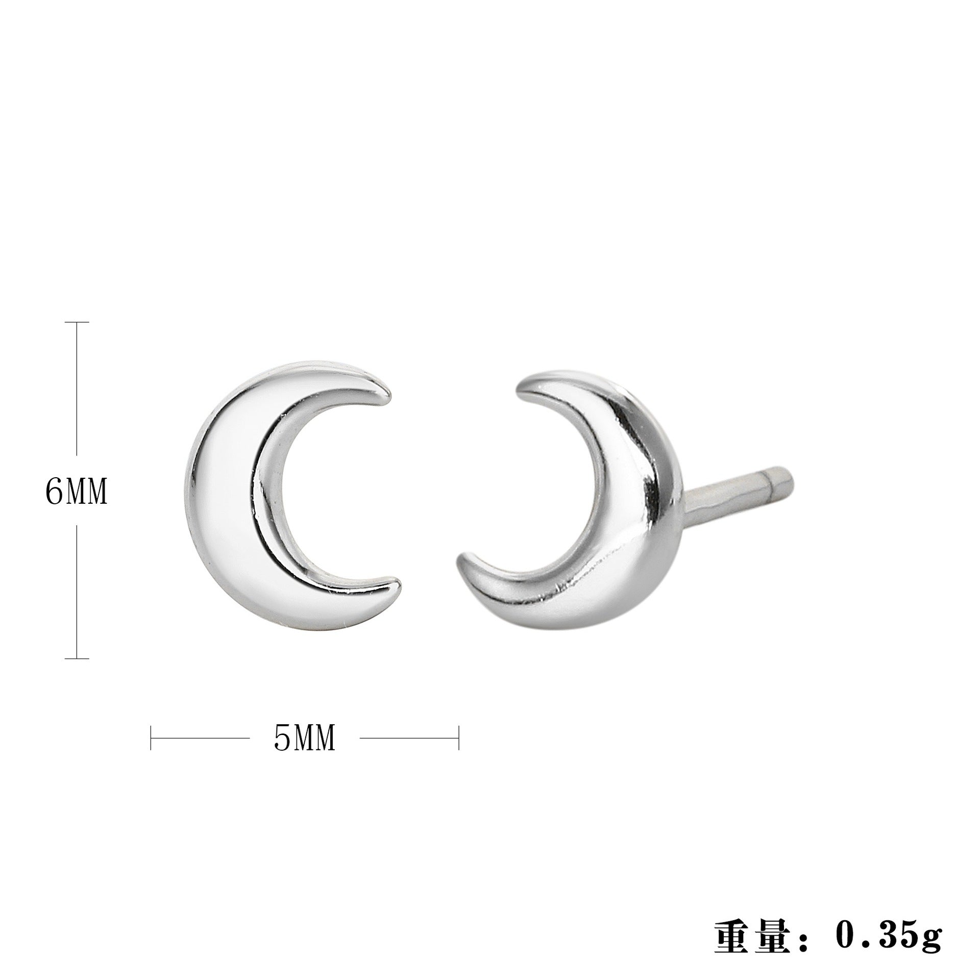 Damen Ohrstecker mit modernem Spikes-Design Shop Nory