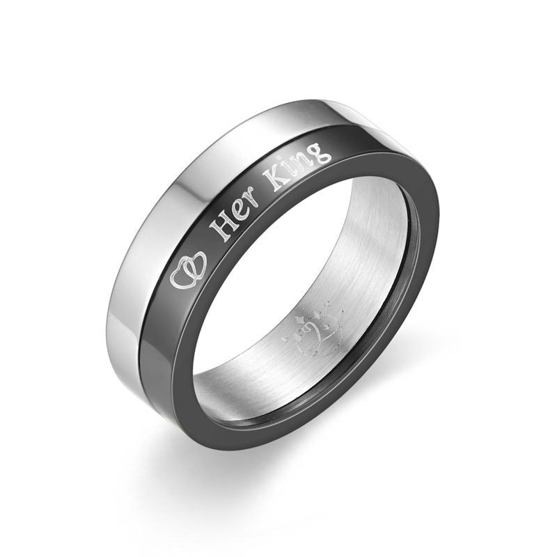 Herren Ring mit eingraviertem Partnersymbol und stilvollem Design Shop Nory
