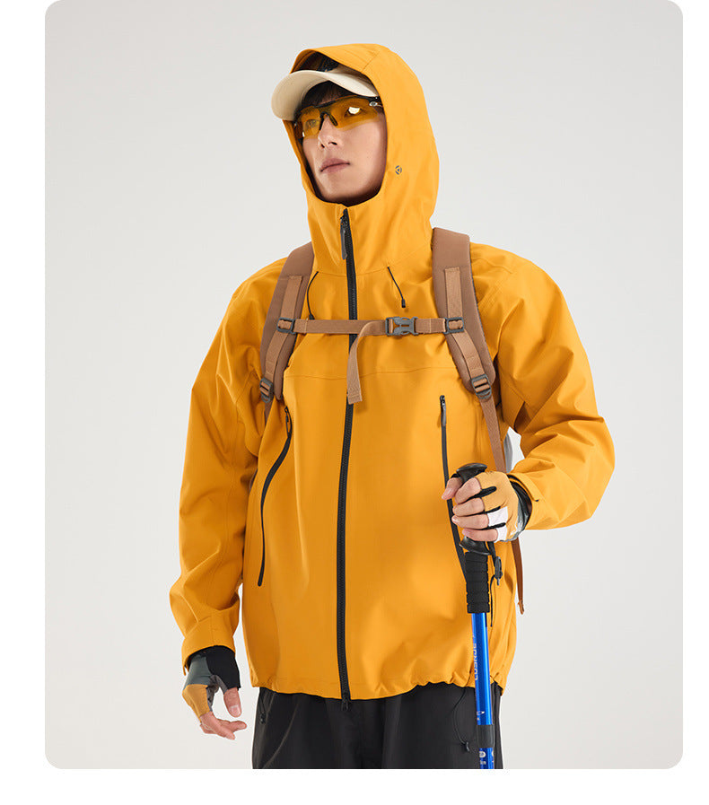 Damen Leichte technische Regenjacke im Oversize-Utility-Schnitt mit verstellbarer Kapuze Shop Nory