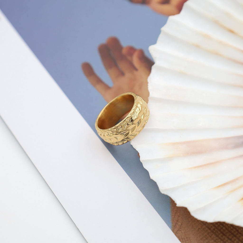 Damenring mit strukturiertem Design Shop Nory