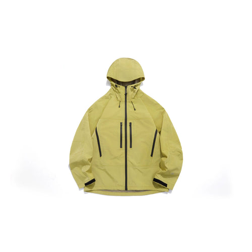 Unisex Technische Kapuzen-Outdoorjacke mit getapten Reißverschlüssen Shop Nory