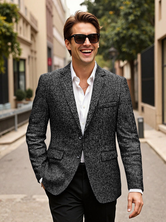 Herren eleganter Blazer aus Wolle