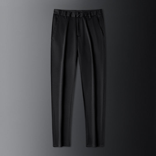 Herren Taillierte Anzughose mit Bügelfalte, Stretch und verdeckten Taschen Shop Nory